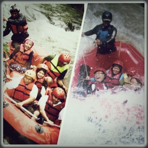Rafting di sungai Palayangan - Pangalengan Bandung